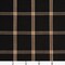 Black Plaid Linen Look Woven Pattern Upholstery Fabric by The Yard - SKU: Holly Onyx